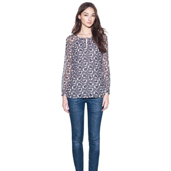 NEW Tory Burch | Lisa Top in Medallion Print - Picture 3 of 7